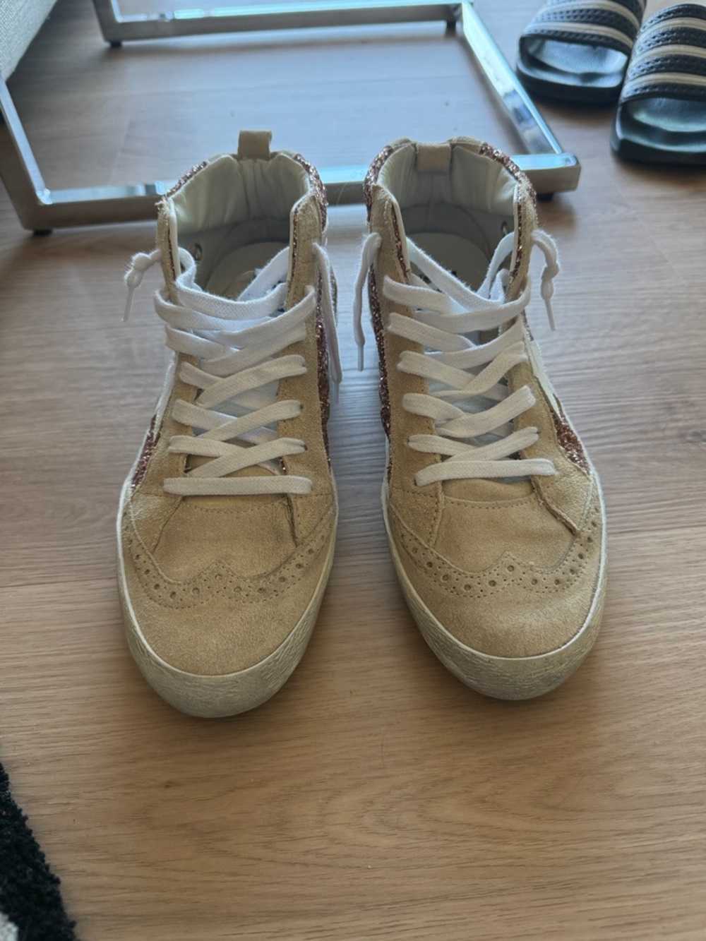 Golden Goose Glitter Mid-Star Sneakers - Picture 3 of 10